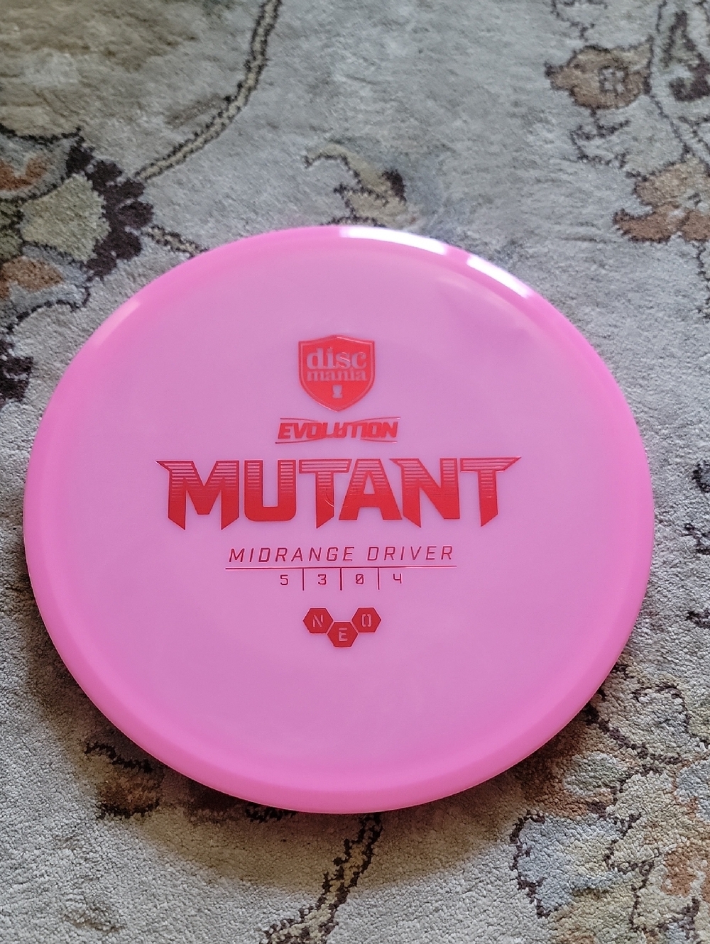NEW Discmania Evolution Mutant Midrange Driver Pink 177 GRAMS